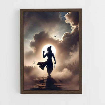 ap-krishna-17 cadre Bois foncé