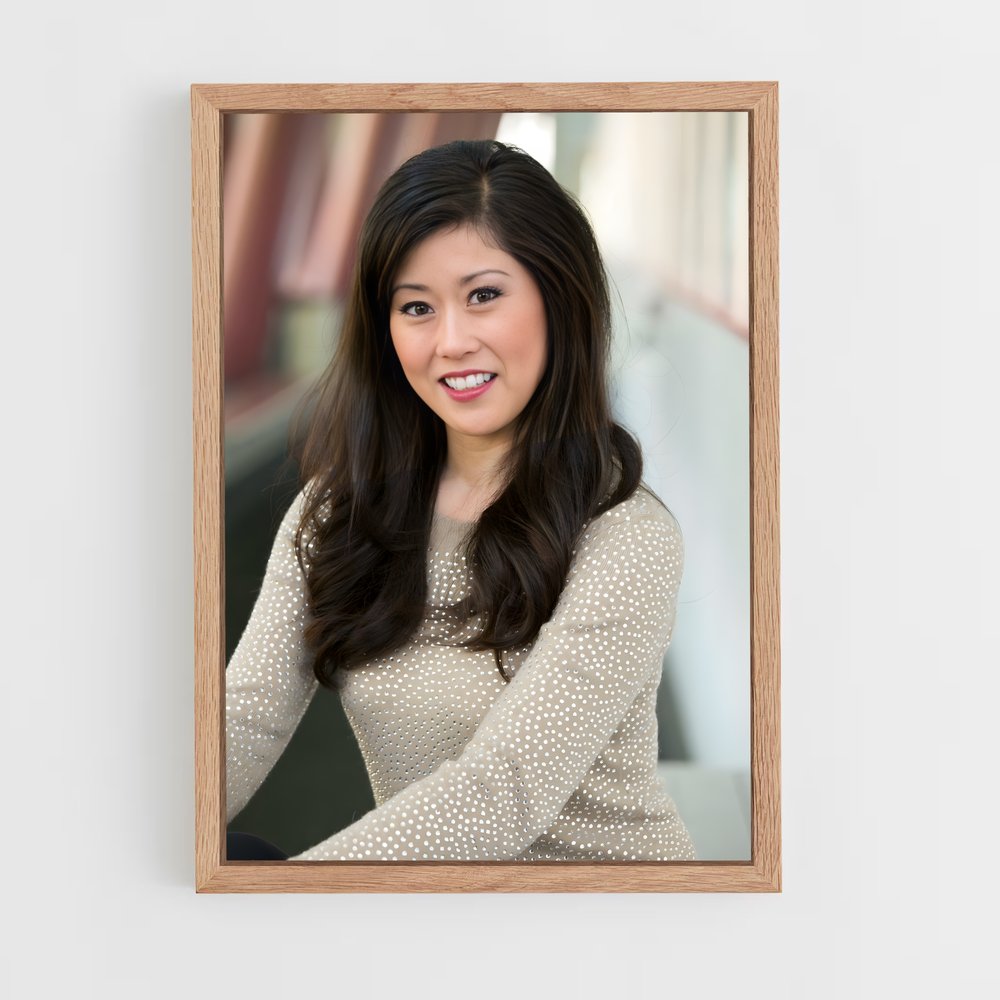 ap-kristi yamaguchi-1 cadre Bois clair
