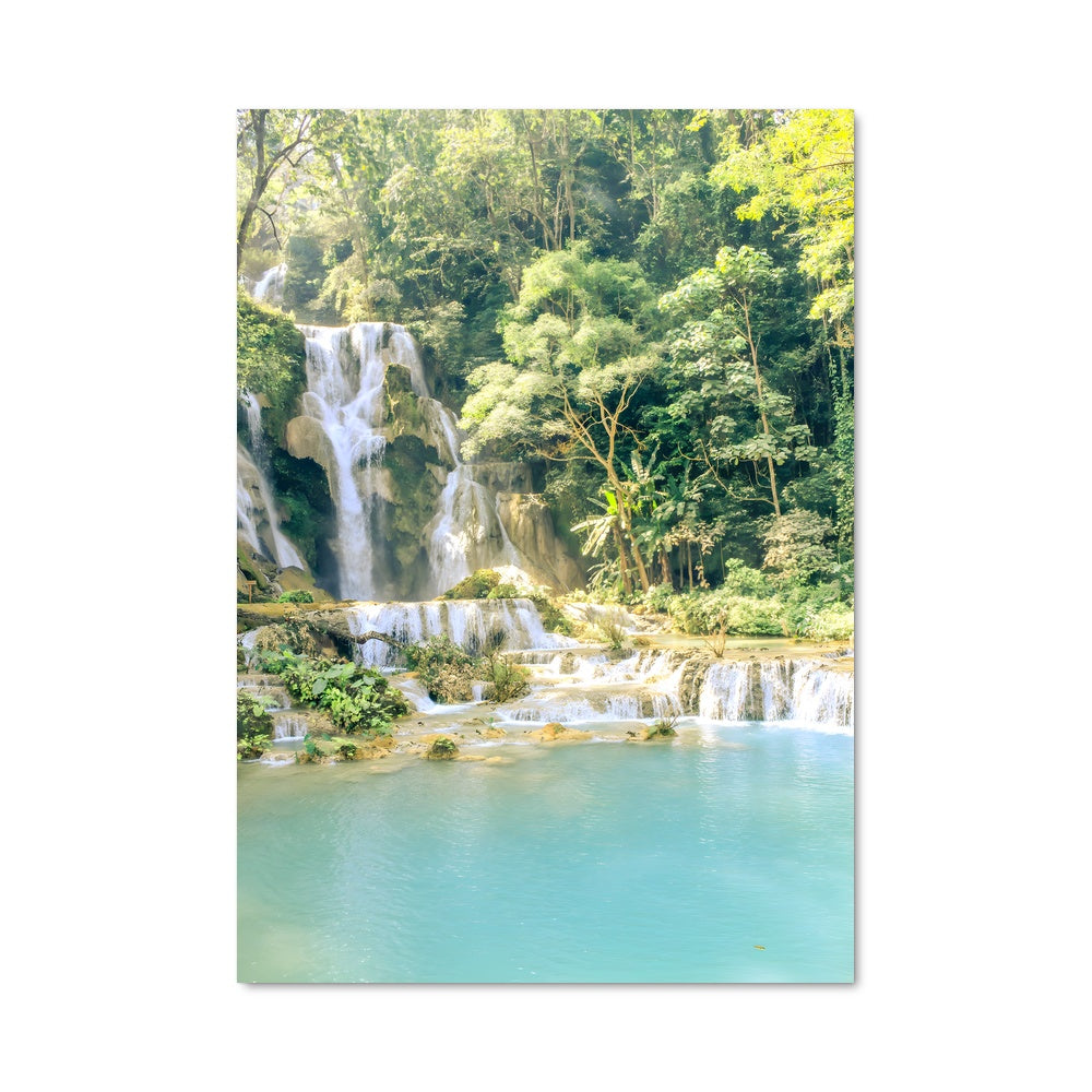 Poster Cascade de Kuang Si