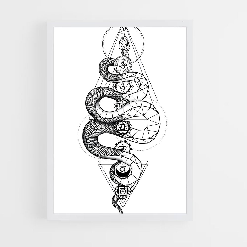 ap-kundalini serpent-1 cadre Blanc