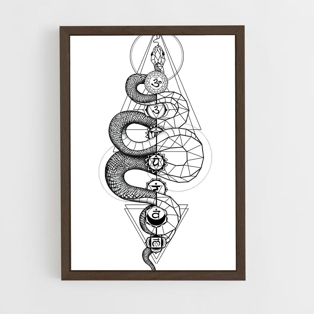 ap-kundalini serpent-1 cadre Bois foncé