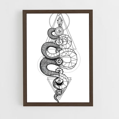 ap-kundalini serpent-1 cadre Bois foncé