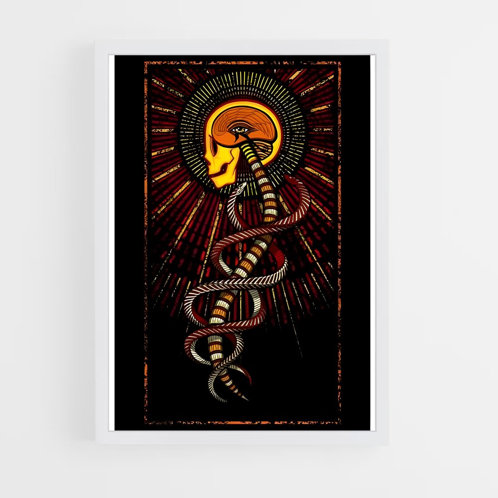 ap-kundalini serpent-2 cadre Blanc