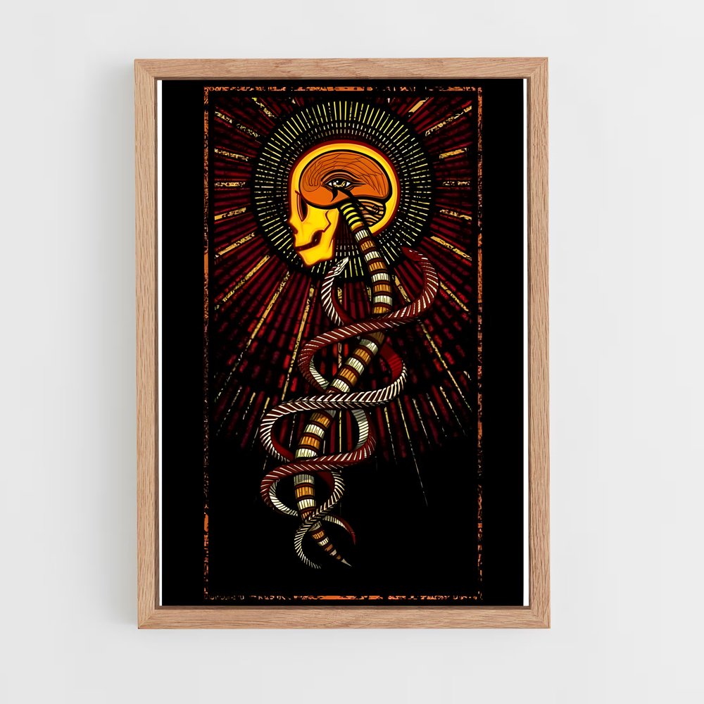 ap-kundalini serpent-2 cadre Bois clair