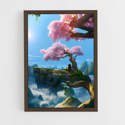 ap-kung fu panda-10 cadre Bois foncé
