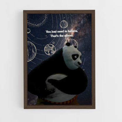 ap-kung fu panda-6 cadre Bois foncé
