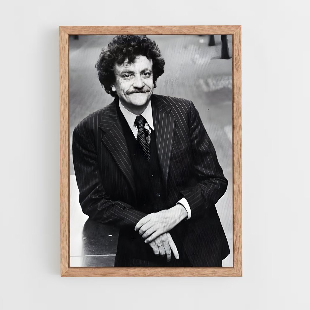ap-kurt vonnegut-1 cadre Bois clair