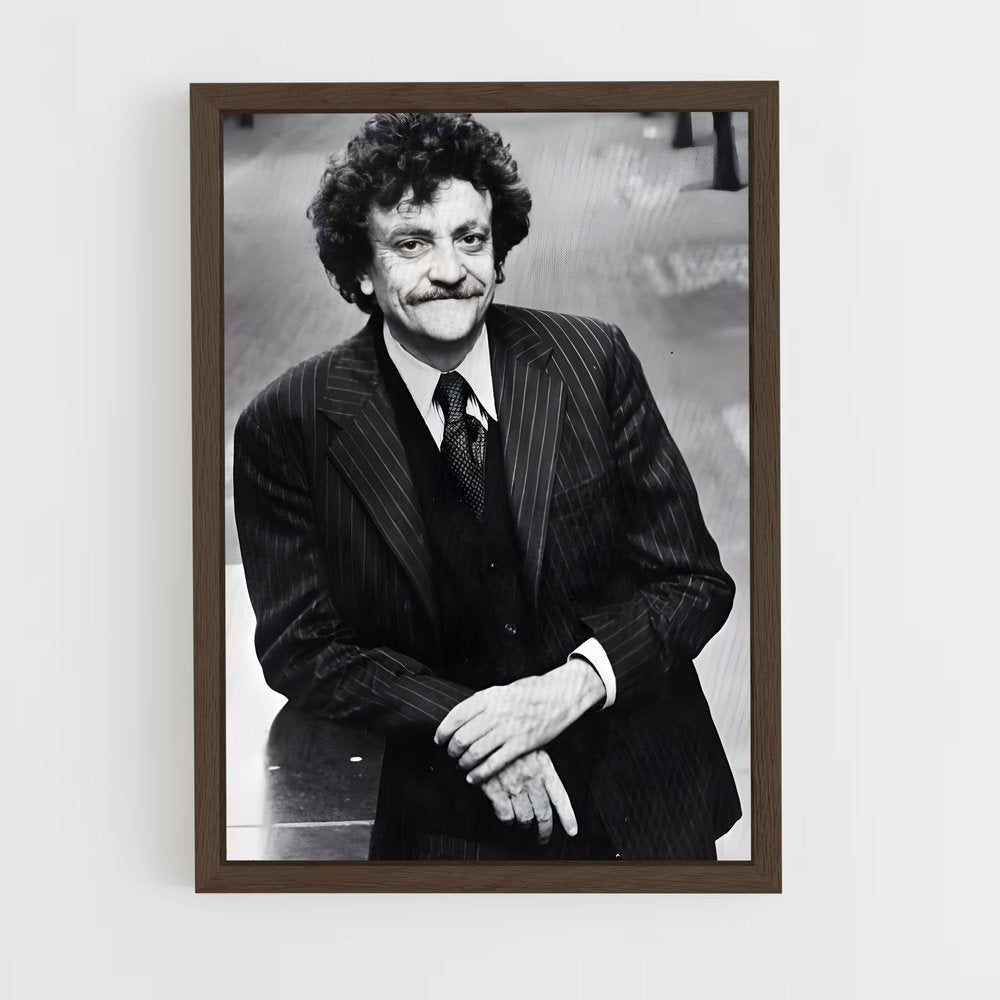 ap-kurt vonnegut-1 cadre Bois foncé
