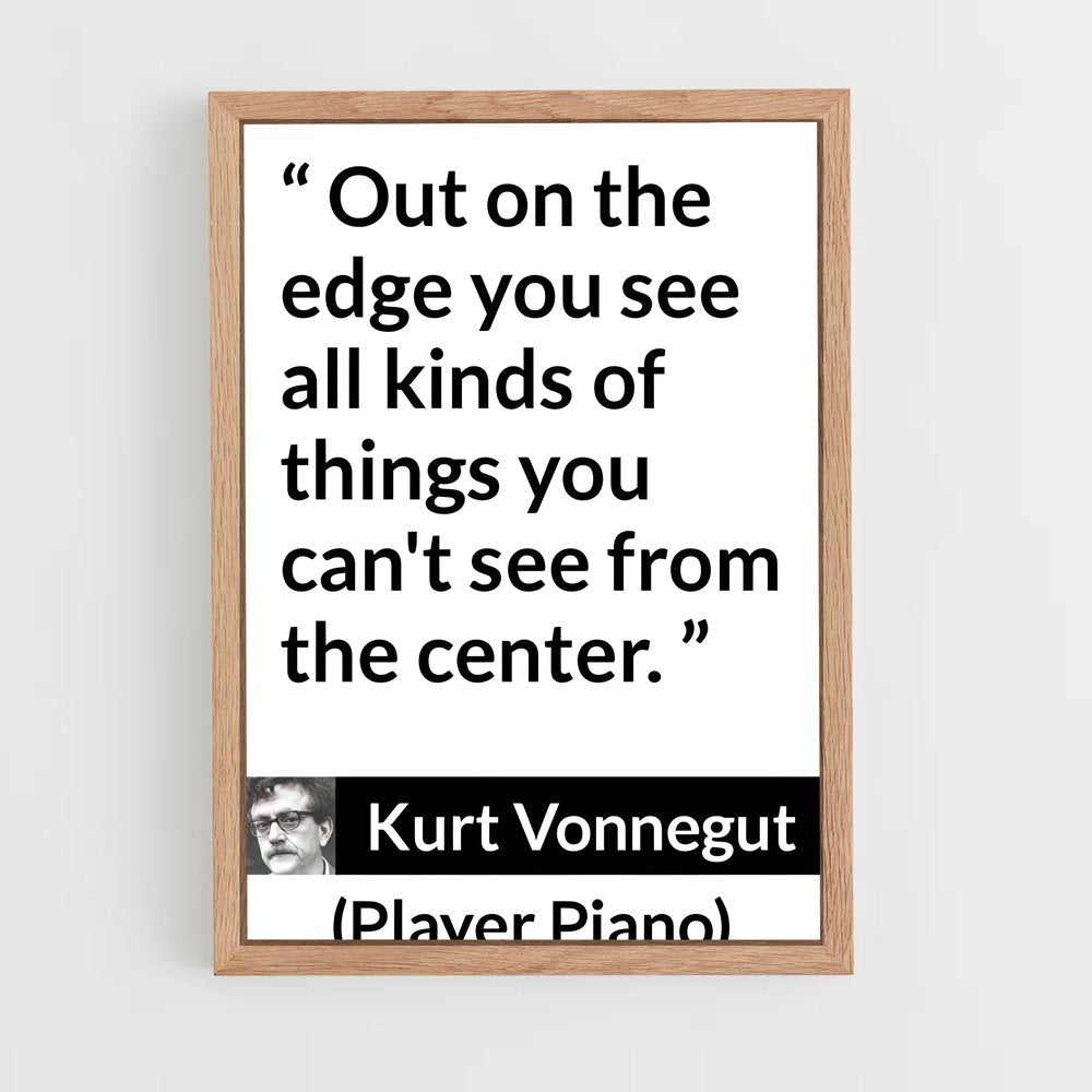 ap-kurt vonnegut-2 cadre Bois clair