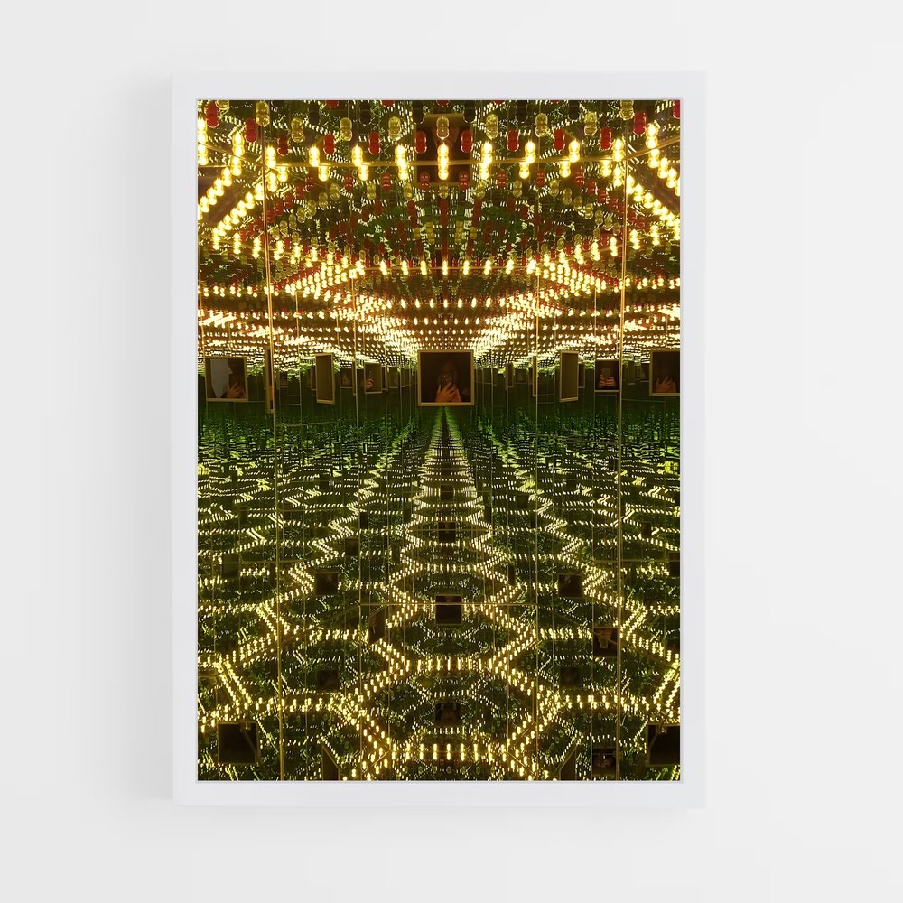 ap-kusama infinity rooms-2 cadre Blanc