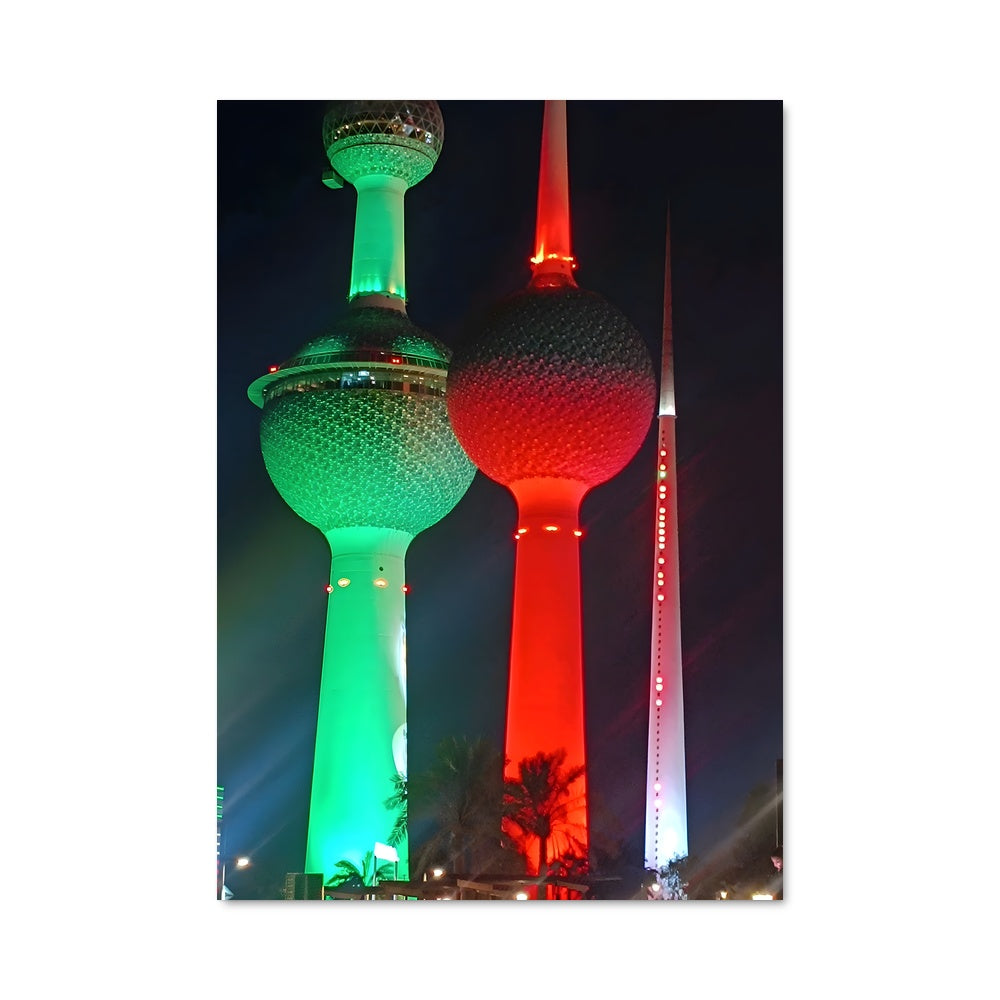 Kuwait Towers Poster – Aesthetic Posters