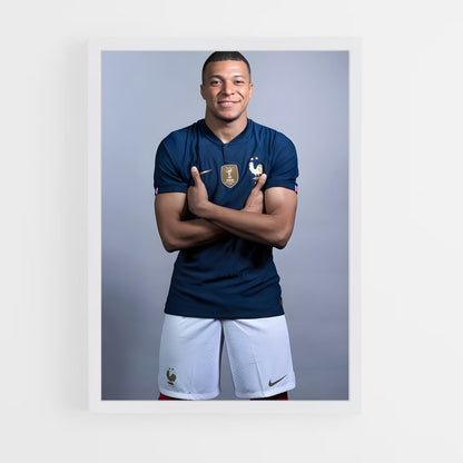 ap-kylian mbappe-10 cadre Blanc