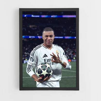 ap-kylian mbappe-4 cadre Noir