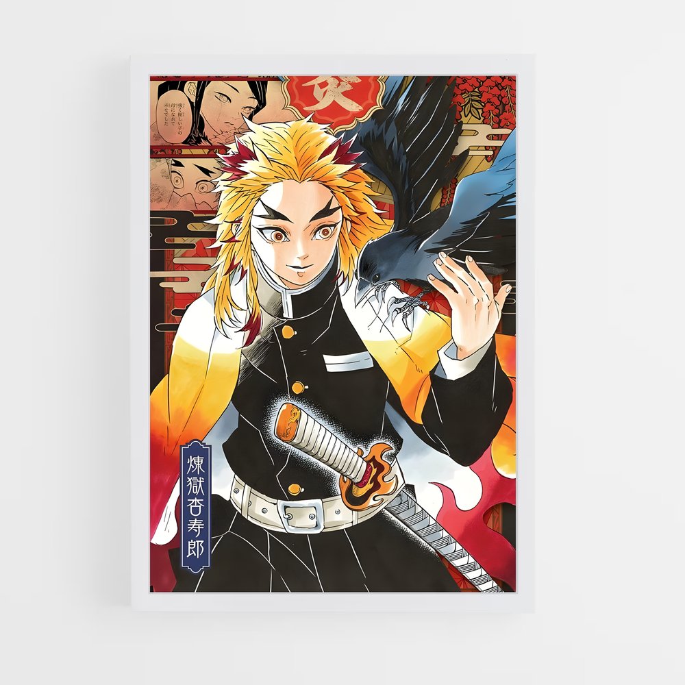ap-kyojuro rengoku-13 cadre Blanc
