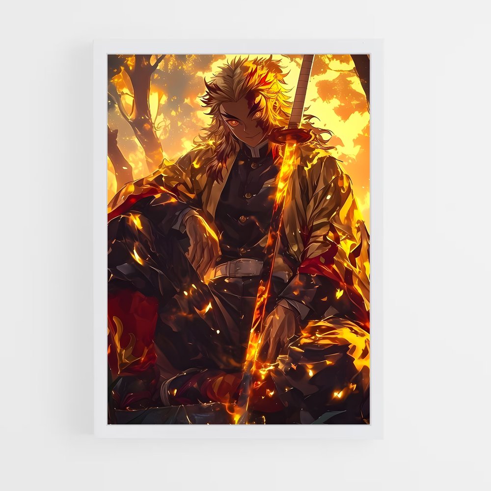 ap-kyojuro rengoku-5 cadre Blanc