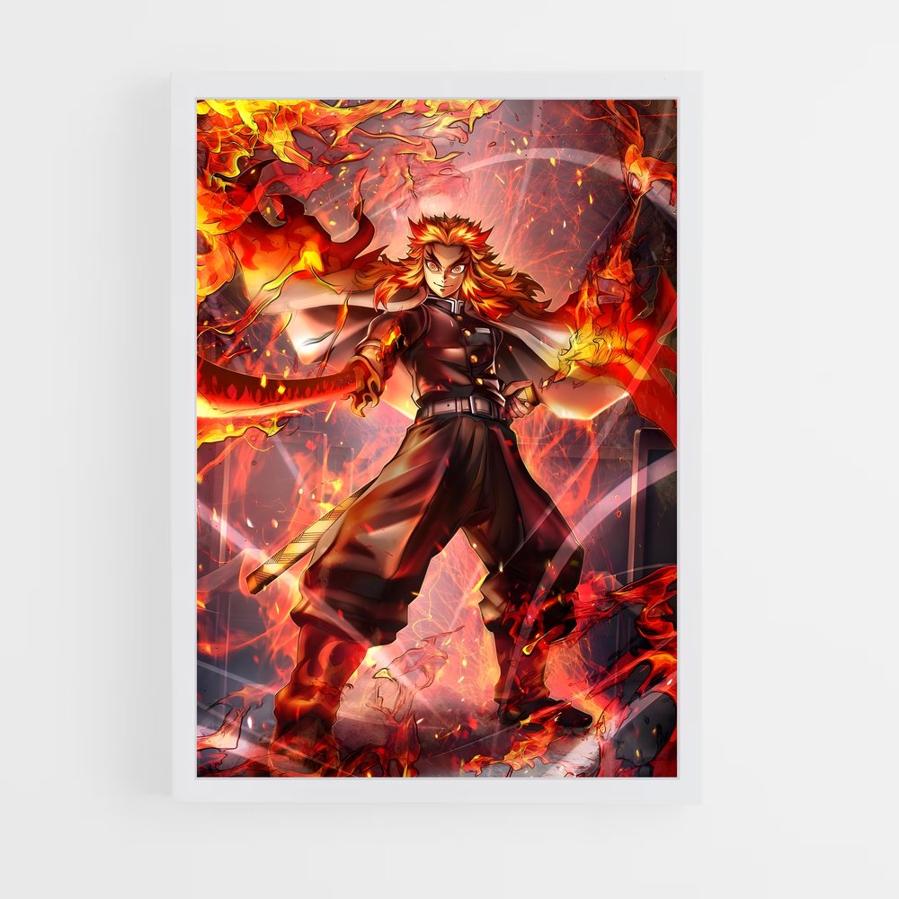 ap-kyojuro rengoku-9 cadre Blanc