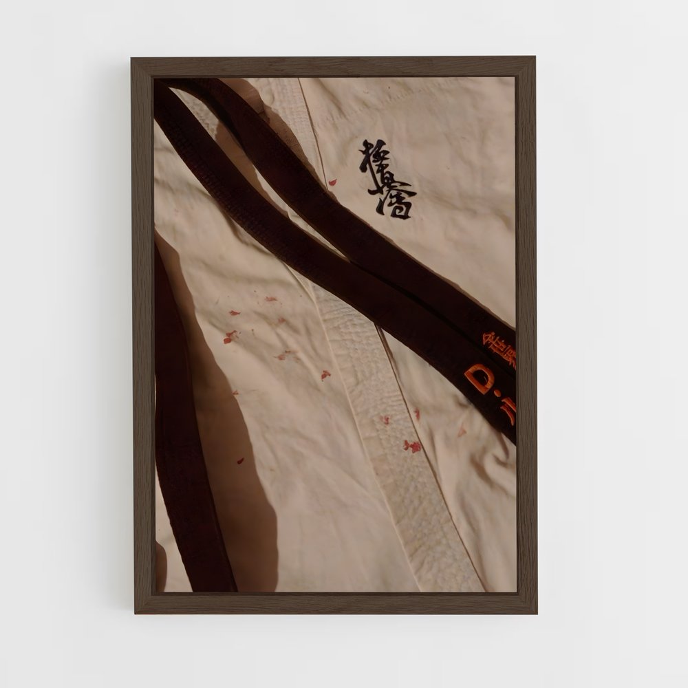 ap-kyokushin-2 cadre Bois foncé