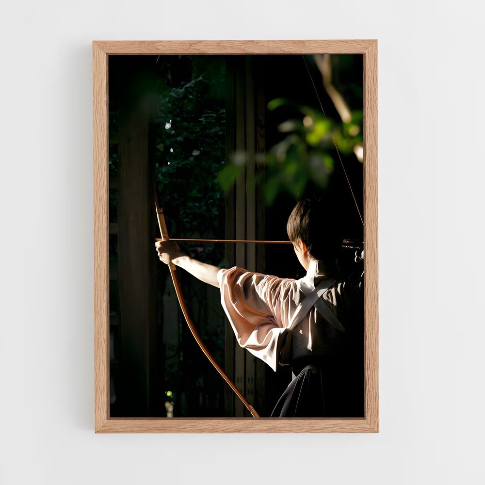 ap-kyudo japanese archery-7 cadre Bois clair