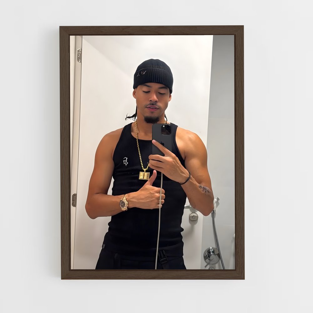 ap-l7nnon-7 cadre Bois foncé