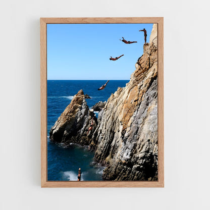 ap-la quebrada acapulco-3 cadre Bois clair