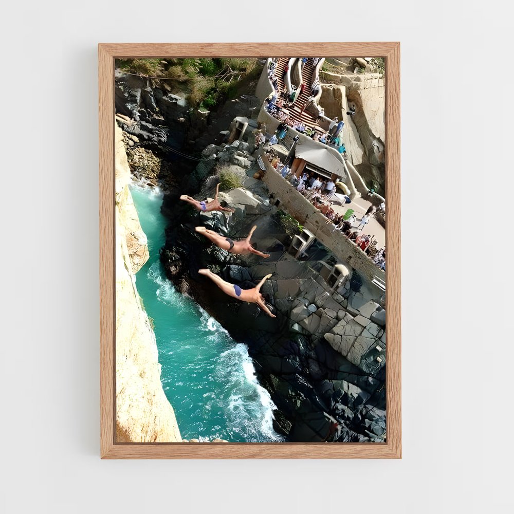 ap-la quebrada acapulco-4 cadre Bois clair