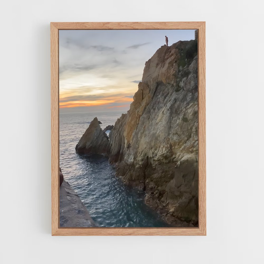 ap-la quebrada acapulco-6 cadre Bois clair