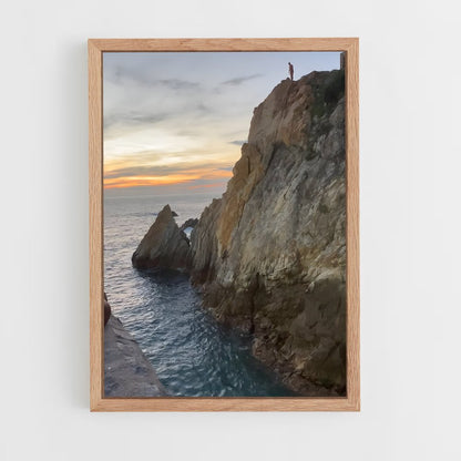 ap-la quebrada acapulco-6 cadre Bois clair