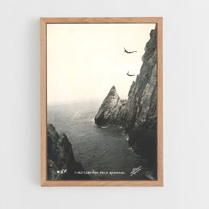 ap-la quebrada acapulco-8 cadre Bois clair