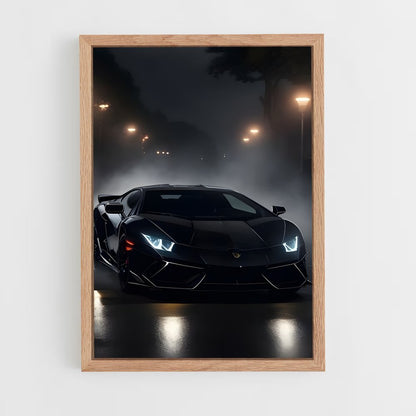 ap-la voiture noire-4 cadre Bois clair