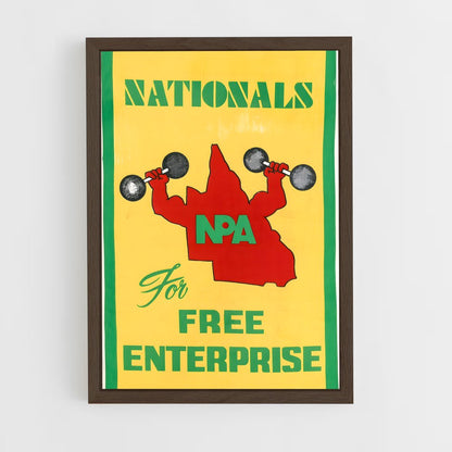 ap-labor party australia-1 cadre Bois foncé