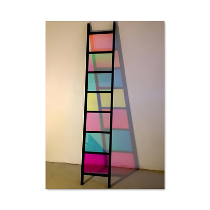 Poster Échelle Colorée