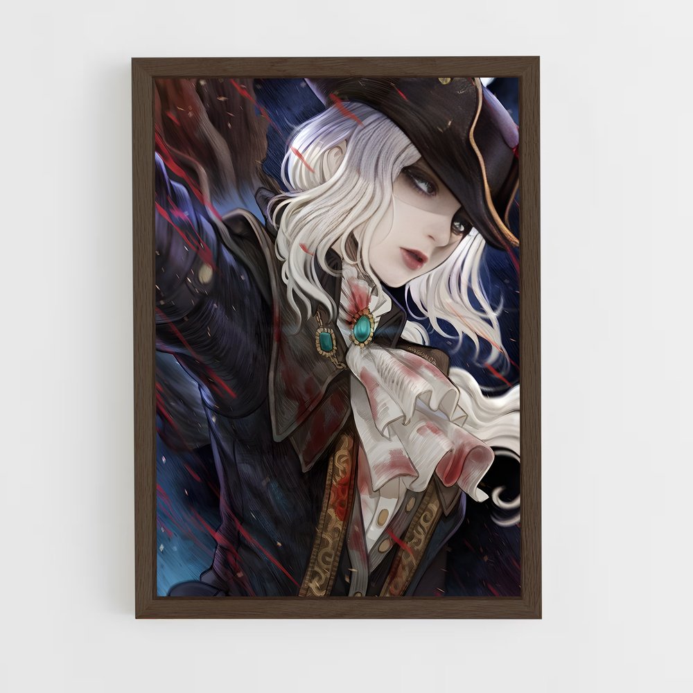 ap-lady maria-5 cadre Bois foncé