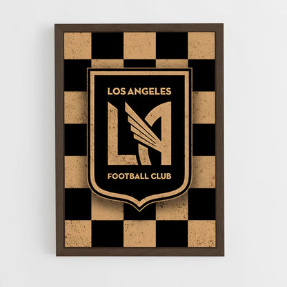 ap-lafc los angeles fc-2 cadre Bois foncé