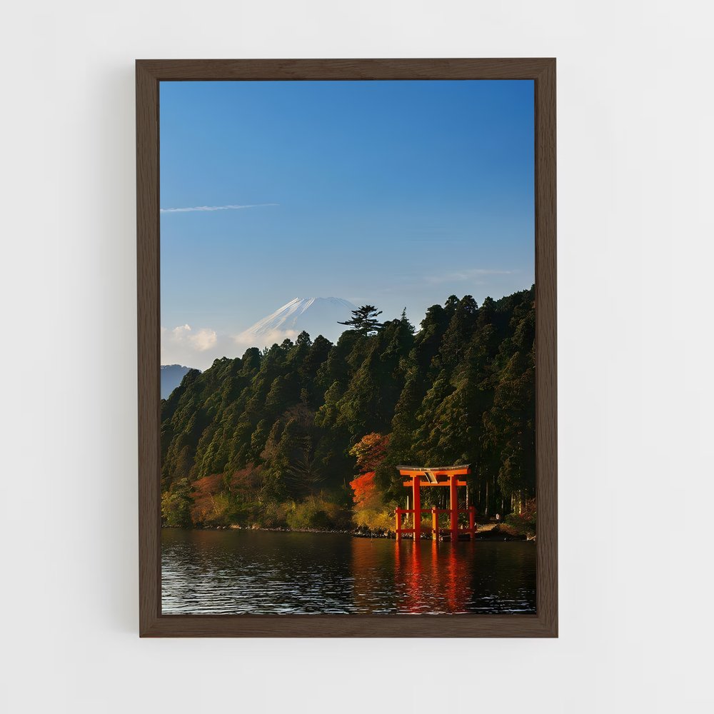 ap-lake ashi-1 cadre Bois foncé