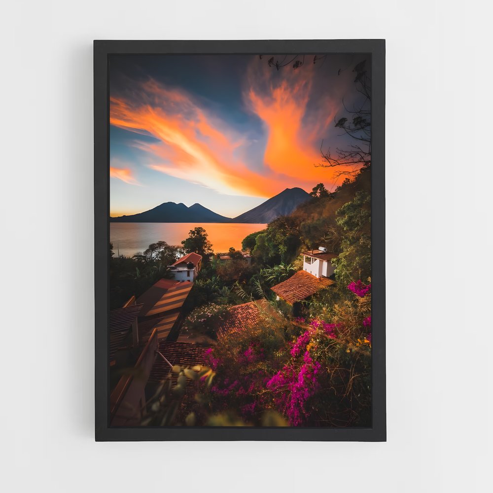 ap-lake atitlan-2 cadre Noir