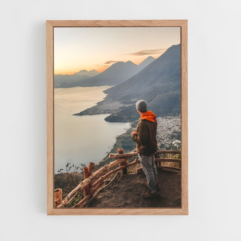 ap-lake atitlan-4 cadre Bois clair