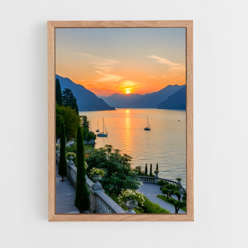 ap-lake como-7 cadre Bois clair