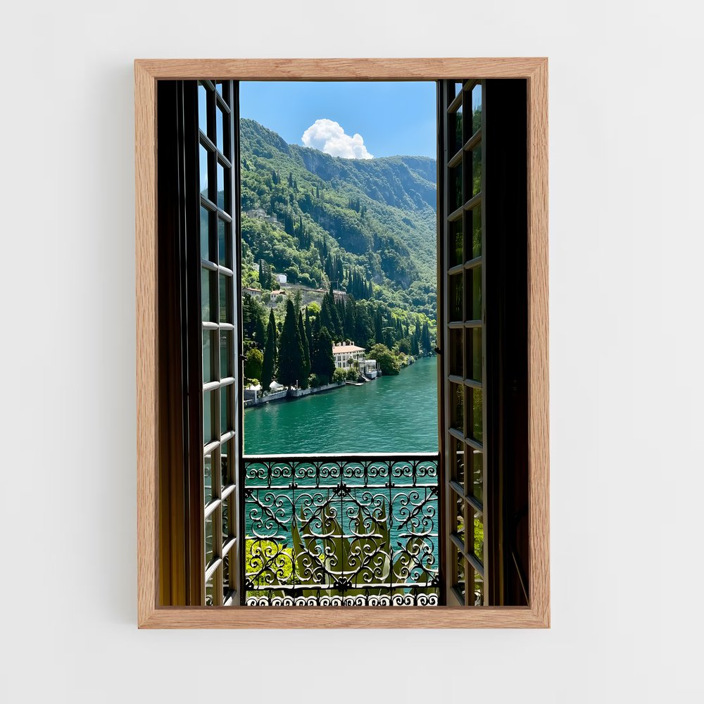ap-lake como-8 cadre Bois clair