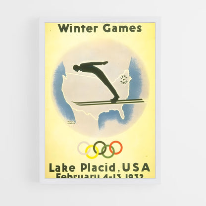 ap-lake placid 1932-2 cadre Blanc