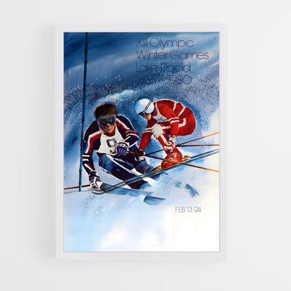 ap-lake placid 1980-1 cadre Blanc