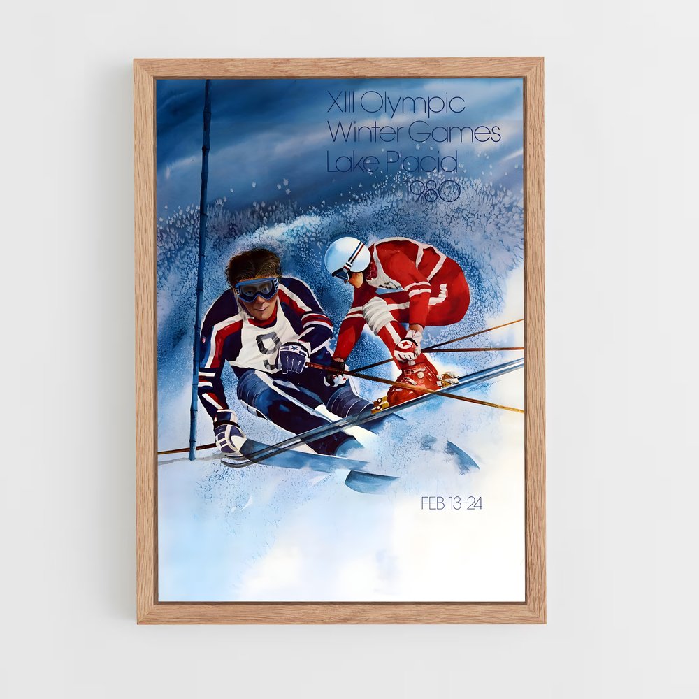 ap-lake placid 1980-1 cadre Bois clair