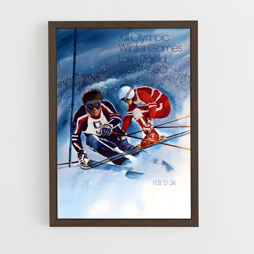 ap-lake placid 1980-1 cadre Bois foncé