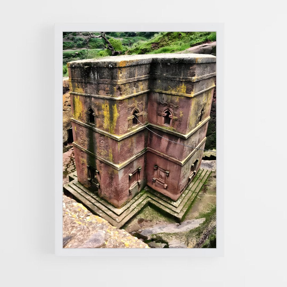 ap-lalibela rock churches-2 cadre Blanc