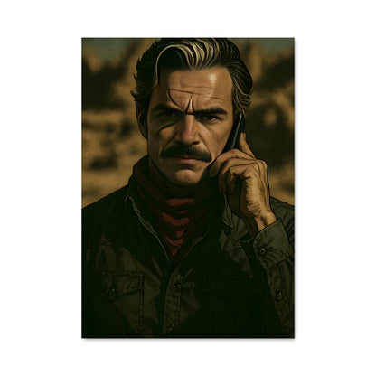 Poster Lalo au Téléphone