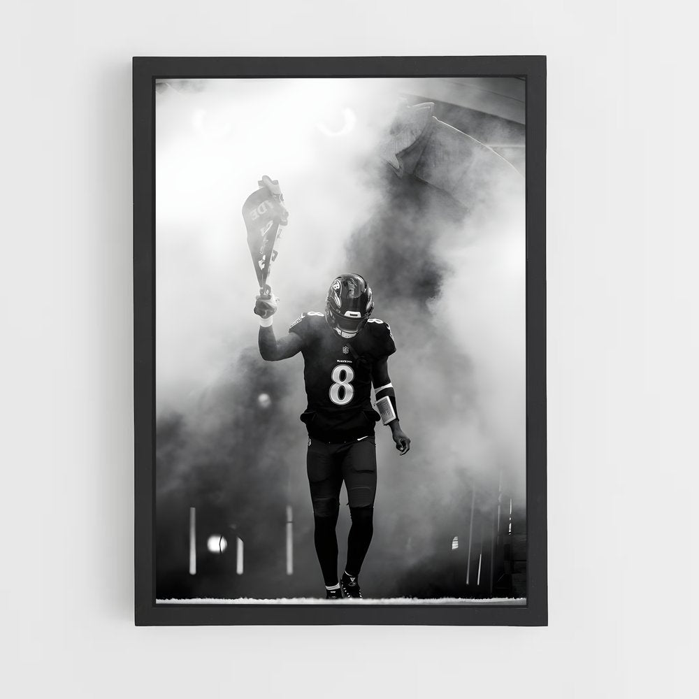 ap-lamar jackson-5 cadre Noir