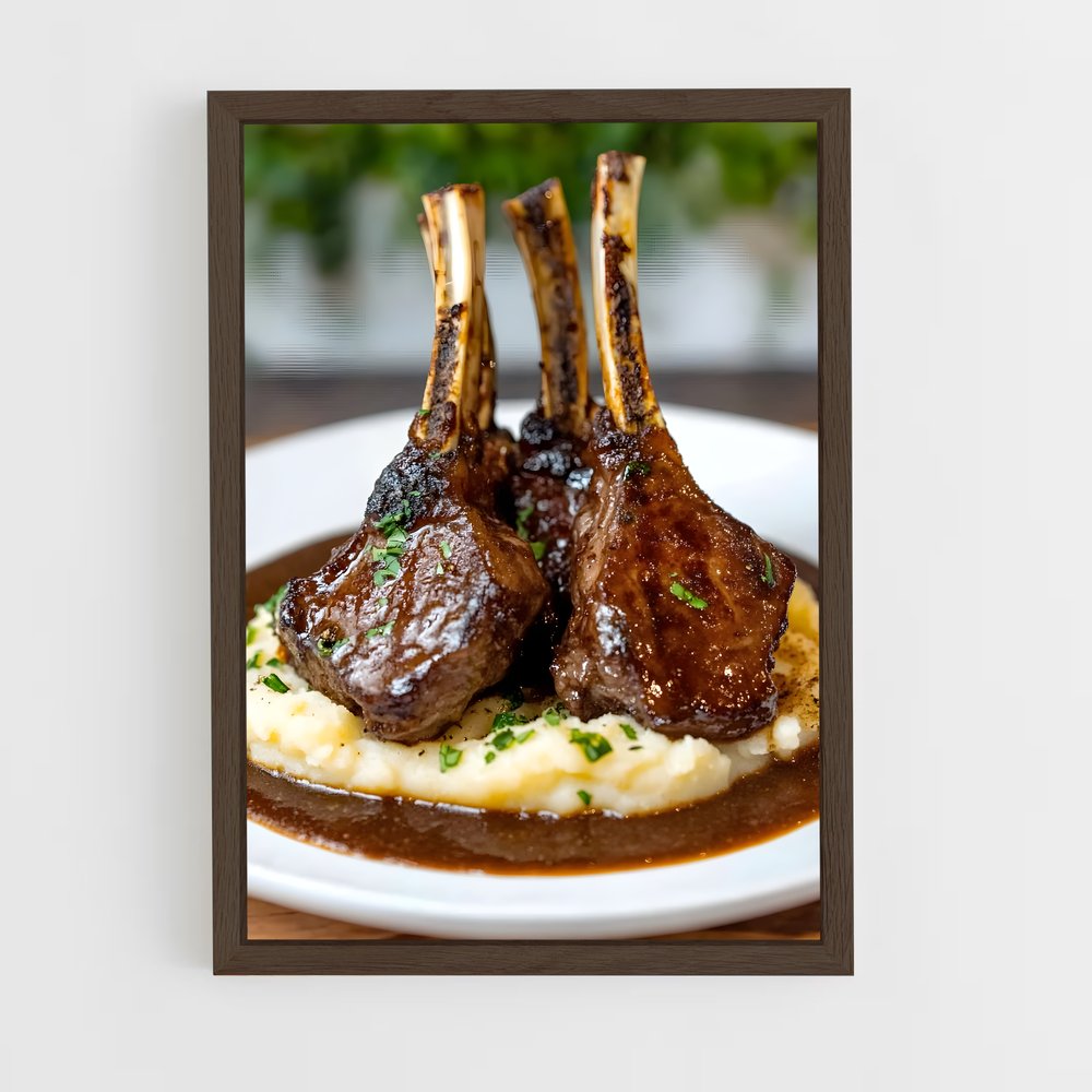 ap-lamb-11 cadre Bois foncé
