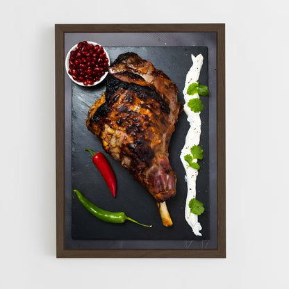 ap-lamb-5 cadre Bois foncé