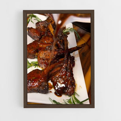 ap-lamb-8 cadre Bois foncé