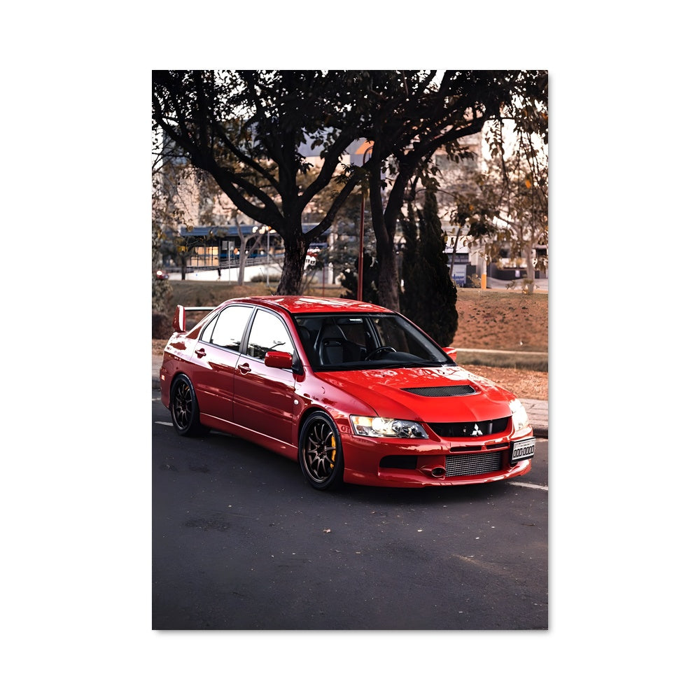 Poster Lancer Rouge