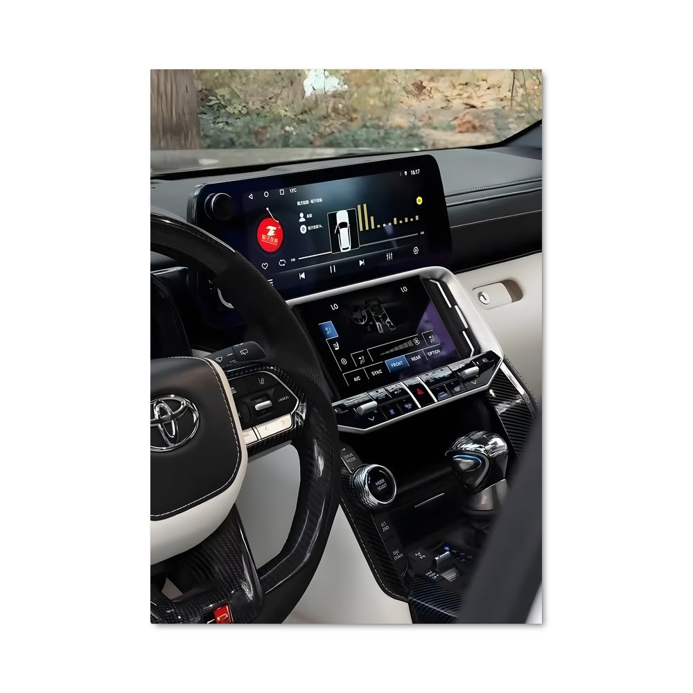 Poster Voyage en Toyota